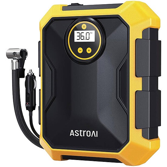 AstroAI CZK-3674 12V DC 100PSI légkompresszor (sárga)