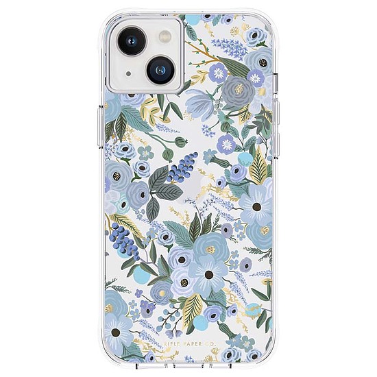 Átlátszó puskapapír - iPhone 14 Plus tok Garden Party Blue (RP049276)
