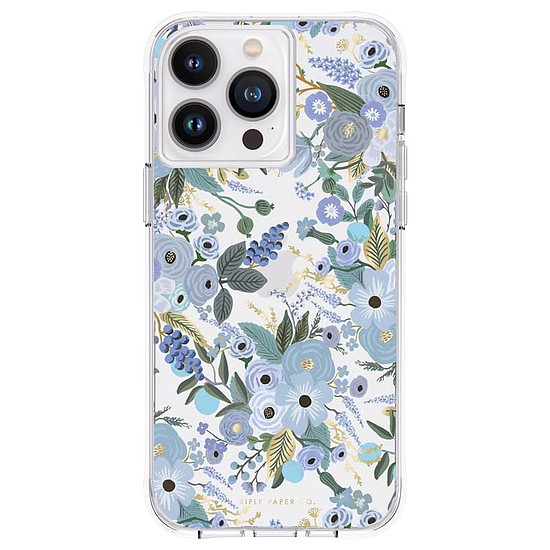 Átlátszó puskapapír - iPhone 14 Pro Max tok Garden Party Blue (RP049320)