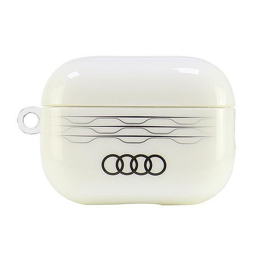 Audi IML geometrikus mintás tok AirPods Pro 2-höz - fehér