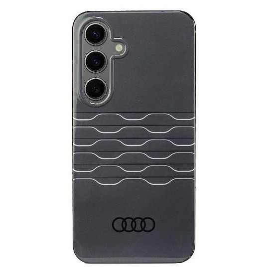 Audi IML geometrikus mintás tok S24 S921 fekete/fekete keménytok AU-IMLS24-A6/D3-BK