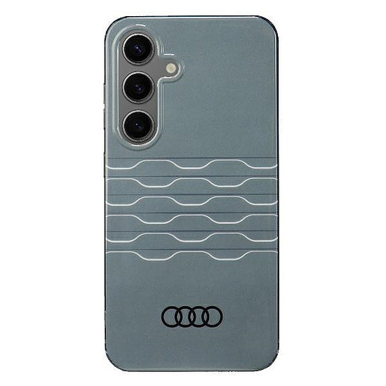 Audi IML geometrikus mintás tok S24 S921 szürke/szürke keménytok AU-IMLS24-A6/D3-GY