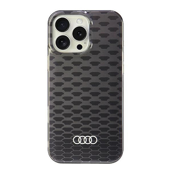 Audi IML varrásminta MagSafe iPhone 16 Pro Max 6.9" fekete/fekete keménytok AU-IMLMIP16PM-Q5/D3-BK