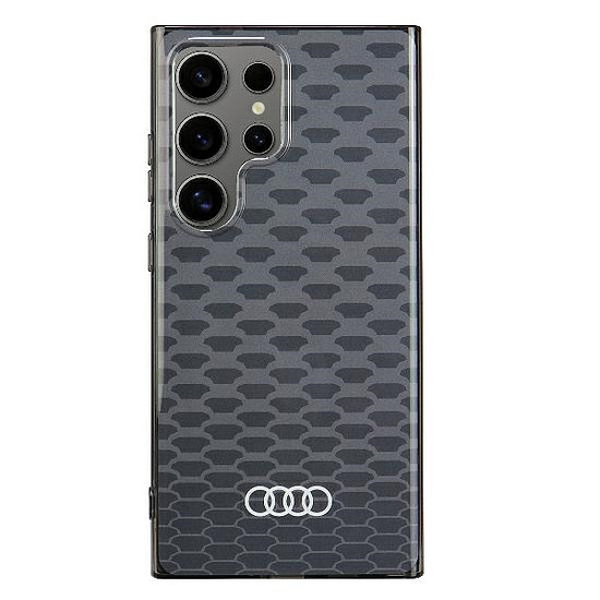 Audi IML varrásmintás MagSafe tok S24 Ultra S928 fekete/fekete keménytok AU-IMLMS24U-Q5/D3-BK