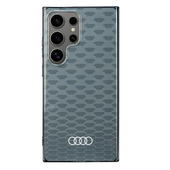 Audi IML varrásmintás MagSafe tok S24 Ultra S928 szürke/szürke keménytok AU-IMLMS24U-Q5/D3-GY