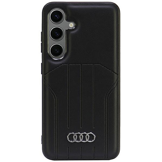 Audi műbőr MagSafe S24 S921 fekete/fekete keménytok AU-TPUPCMS24-Q5/D1-BK