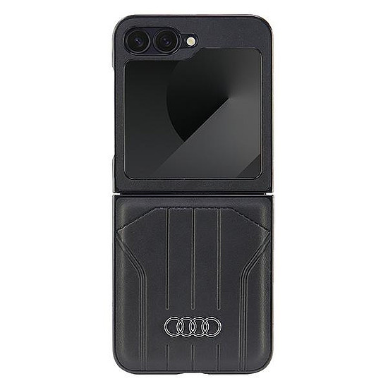 Audi szintetikus bőr MagSafe tok Samsung Galaxy Z Flip 6-hoz, fekete