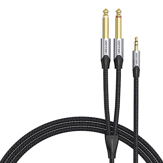 Audiokábel mini jack 3,5 mm-es jack 6,35 mm-es hím Vention BARHL 10m