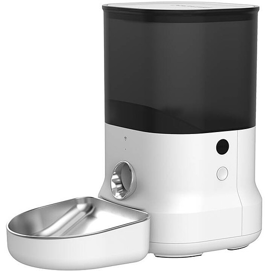 Automata állatetető fémtállal Dogness fehér (F11 stainless steel)