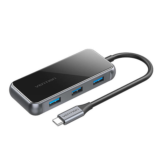 az 1-ben adapter HUB Vention TFBHB USB-C HDMI 4K@60Hz, 3x USB 3.0, PD, szürke (TFBHB)