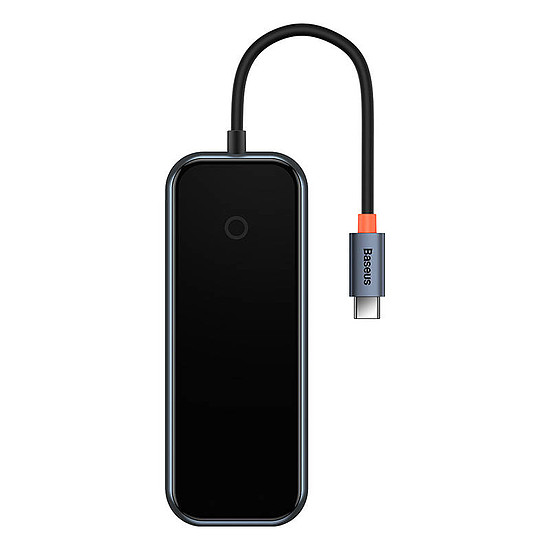 Baseus AcmeJoy 5 az 1-ben Hub, USB-C - 2xUSB 3.0, USB 2.0, USB-C PD, HDMI, sötétszürke (WKJZ010213)