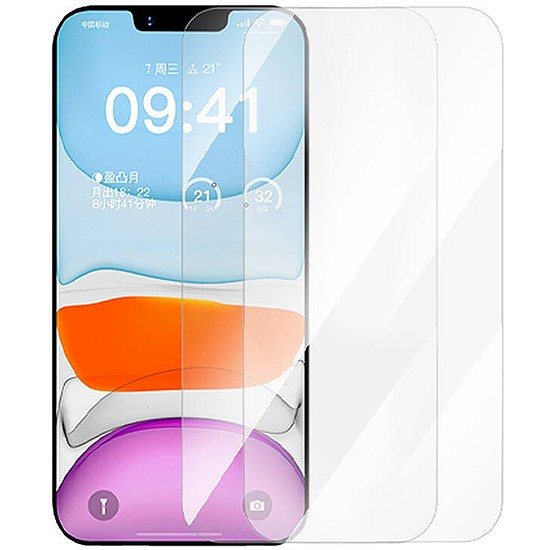 Baseus adatvédelmi edzett üveg Superior HD iP 11Pro/X/XS +2x tisztítókészlethez és EasyStickhez (P60073903201-04)