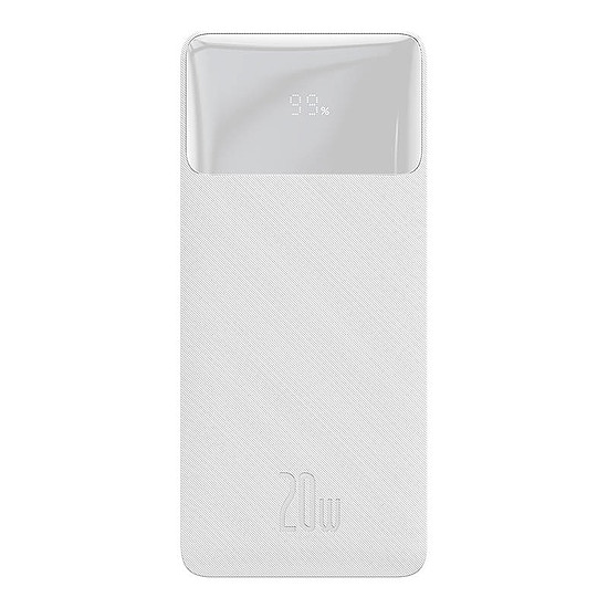 Baseus Bipow Powerbank, 10000mAh, 20W, fehér (PPBD050502)