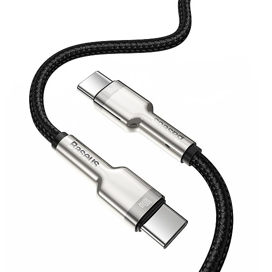 Baseus Cafule USB-C - USB-C kábel, 100 W, 2 m, fekete (CATJK-D01)