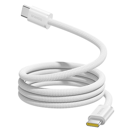 Baseus Dynamic 4 Pro 100W USB-C - USB-C mágneses kábel 1m - Fehér