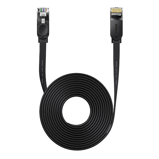 Baseus Ethernet RJ45 hálózati kábel, 1Gbps, 10m, fekete (WKJS000201)