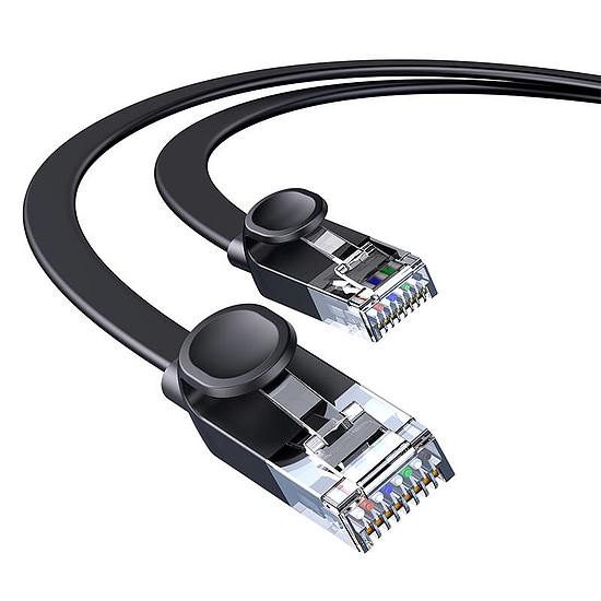 Baseus Ethernet RJ45 hálózati kábel, 1Gbps, 15m, fekete (WKJS000301)