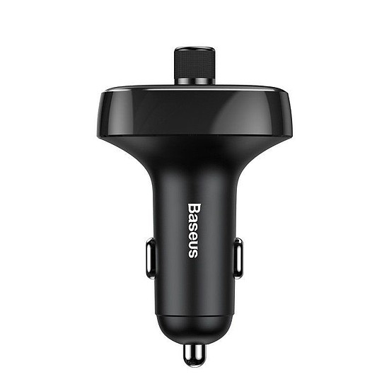 Baseus FM adó Bluetooth USB microSD-vel, fekete (CCALL-TM01)