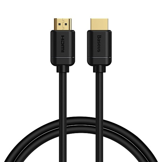 Baseus HDMI 2.0 kábel, 4K 60Hz, 3D, HDR, 18Gbps, 1m, fekete (CAKGQ-A01)