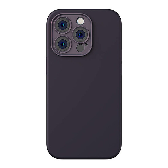 Baseus Liquid Silica iPhone 14 Pro Tok, üvegfólia és tisztító készlet, sötétlila (ARYT020405)