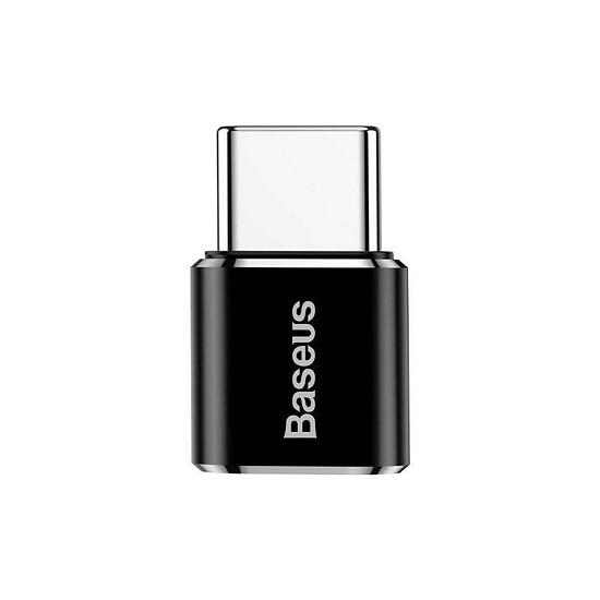 Baseus Micro USB-C - USB adapter, fekete (CAMOTG-01)
