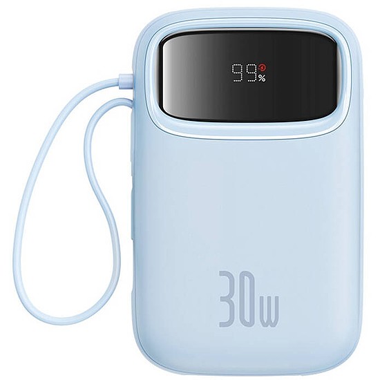 Baseus QPow 2 powerbank, 10000mAh, 30W, 2xUSB-C kék (P10055008313-00)