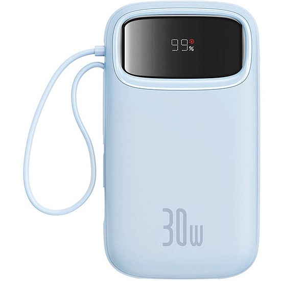 Baseus QPow 2 powerbank, 20000mAh, 30W, 2xUSB-C kék (P10055009313-00)
