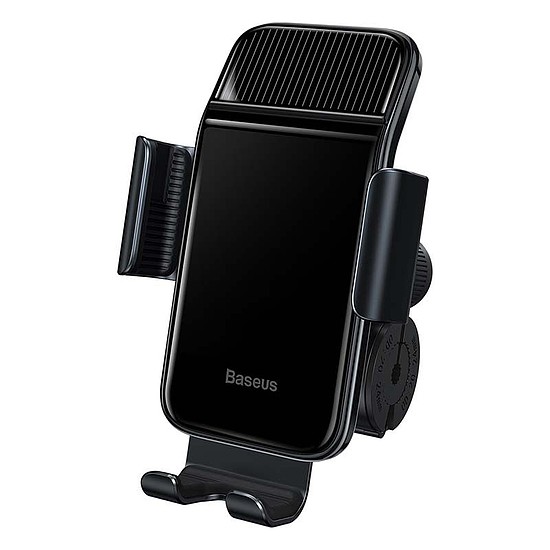 Baseus Smart Solar kerékpártartó telefonokhoz, napelemes, fekete (SUZG010001)