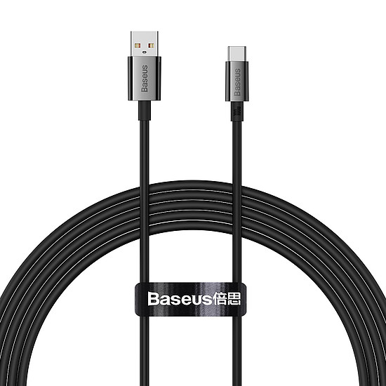 Baseus Superior Series USB-A / USB-C 100W Kábel Huawei / Honor készülékhez 1.5m - Fekete