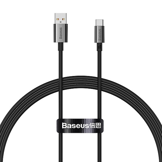Baseus Superior sorozatú USB-A / USB-C kábel 100W 1m - fekete