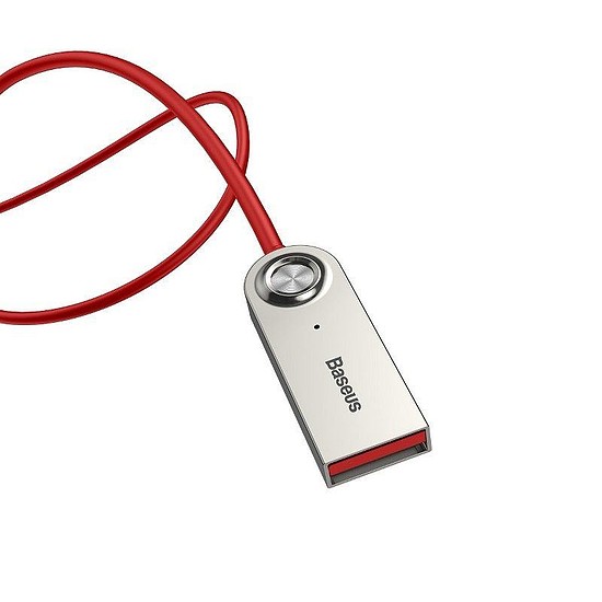 Baseus USB Bluetooth 5.0 audioadapter, AUX, piros (CABA01-09)