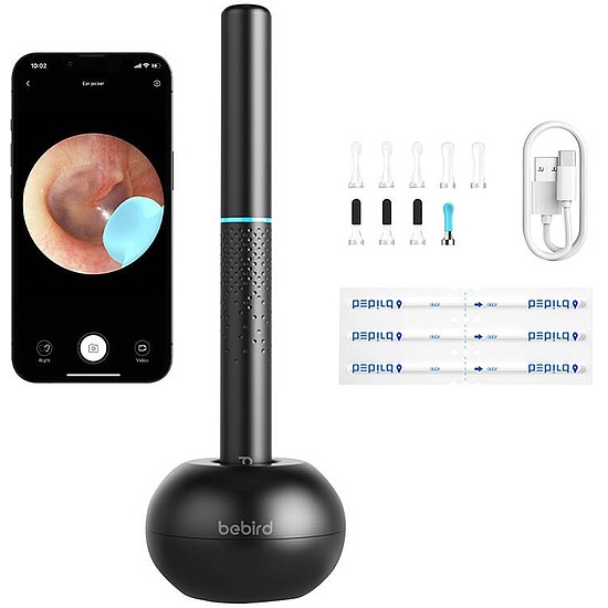 Bebird M9 S fültisztító otoszkóp kamerával fekete (Bebird M9 S black)