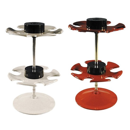 Bélyegző állvány 12 részes szürke