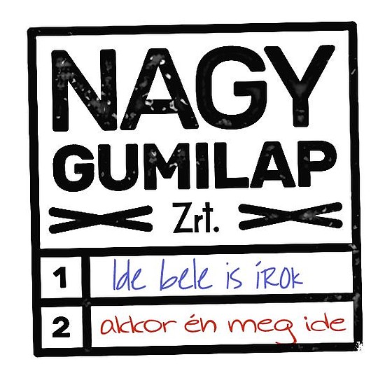 Bélyegző gumilap, nagy (35-75cm2) készítés