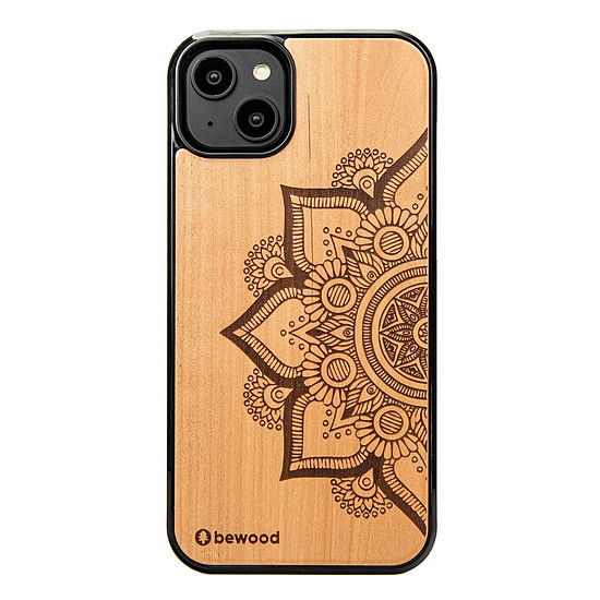 Bewood Mandala almafa fatok iPhone 14 Plushoz - világosbarna