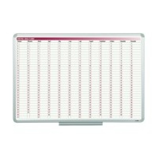 Bi-Office tervezőtábla mágneses 4 havi 60x90 cm alumínium keretes GA0376170 - Csomagautomatába nem szállítjuk!