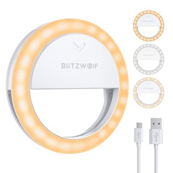 BlitzWolf BW-SL0 Pro gyűrűfény, LED (BW-SL0 Pro)