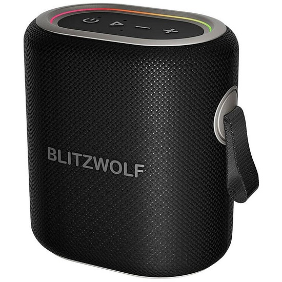 Blitzwolf BW-WA8 RGB Bluetooth vezeték nélküli hangszóró (fekete)