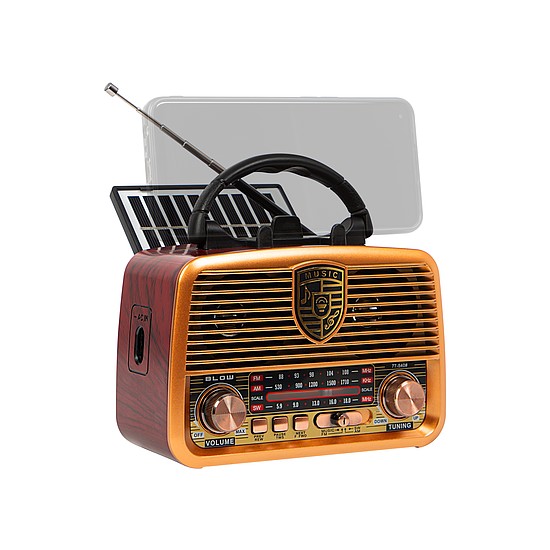BLOW RA10 hordozható analóg AM/FM retro rádió