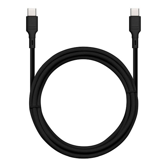BlueStar USB-C/USB-C kábel, 3A, 60W, 1m, fekete, DC-001CC3.0
