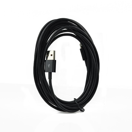 BlueStar USB kábel - APP IPHO 5/5S/SE/6/6 Plus/iPad Mini 3 m fekete (BS279620)