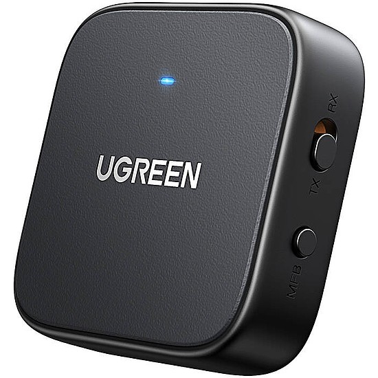 Bluetooth 5.2 adapter / vevő / adó Ugreen CM667, USB-C, 300 mAh szürke (35223)