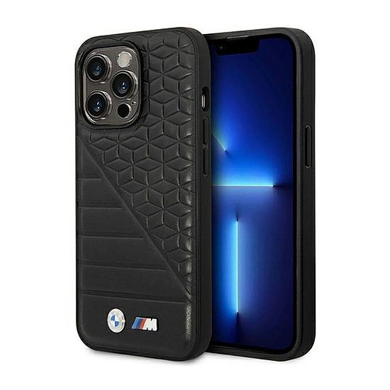 BMW Bi Pattern - tok iPhone 14 Pro Max készülékhez fekete (BMHCP14X22PMGK)