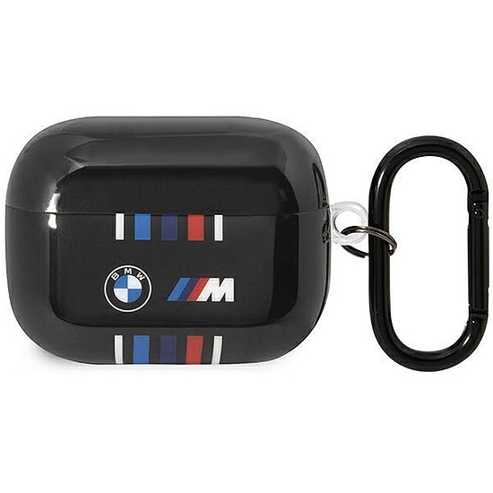 BMW BMAP22SWTK AirPods Pro borító fekete/fekete, több színű vonallal