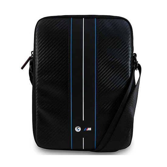 BMW Carbon Blue Stripes - 8 hüvelykes táblagép tok fekete (BMTB8COMSCAKL)