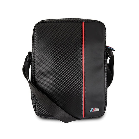 BMW Carbon Red Stripe - Táblatáska 8" fekete (BMTB8CAPRBK)