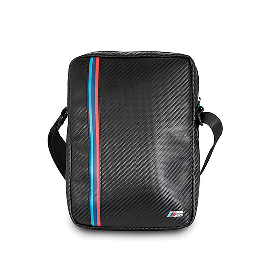 BMW Carbon Tricolor Stripe - 8" tablettáska fekete (BMTB8MCPBK)