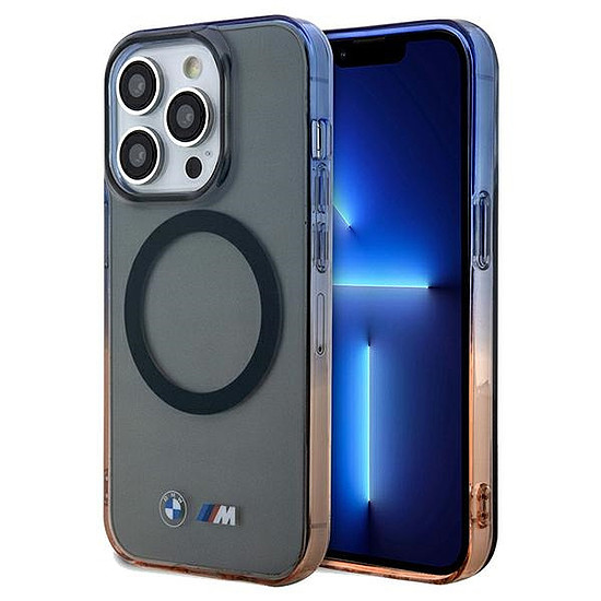 BMW Gradient Bumper MagSafe tok iPhone 15 Próhoz - szürke