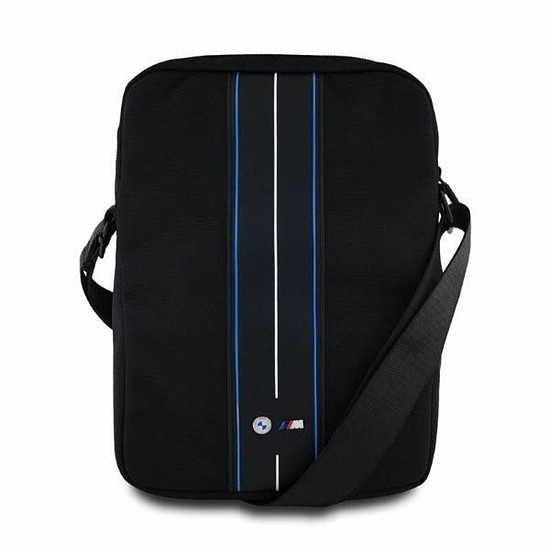 BMW Nylon Blue Stripe - Táblatáska 8" fekete (BMTB8COMPVSKL)