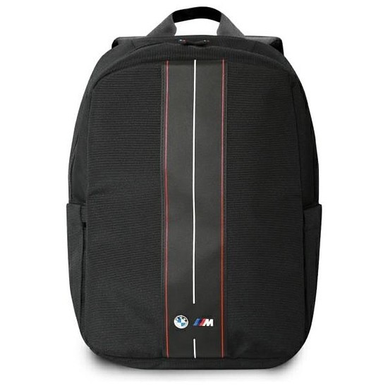 BMW Nylon Red Stripe - Laptop hátizsák 16" fekete (BMBP15COMPVSKR)
